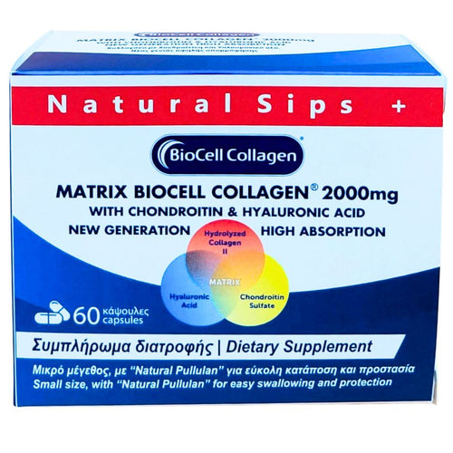 Bio Cell Collagen Natural Sips+ 60 Caps-0